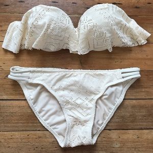 Xhilaration Cream Bikini Set